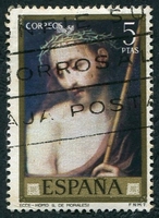 N°1619-1970-ESPAGNE-TABLEAU-ECCE HOMO-5P