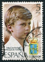 N°2094-1977-ESPAGNE-PHILIPPE DE BOURBON-5P