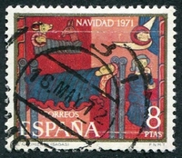 N°1715-1971-ESPAGNE-ART-AUTEL SAN ANDRIEU A SAGARA-8P