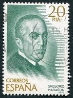 N°2161-1979-ESPAGNE-CELEBRITES-GREGORIO MARANON-20P