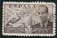 N°0220-1941-ESPAGNE-AVION AUTOGIRE JUAN DE LA CIERVA-50C