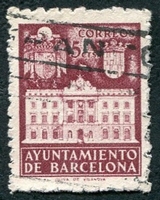 N°053-1941-BARCELONE-HOTEL DE VILLE-5C-LIE DE VIN