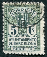 N°014-1932-BARCELONE-5C-VERT FONCE ET VERT