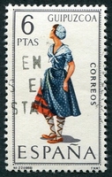 N°1527-1968-ESPAGNE-COSTUMES-GUIPUZCOA-6P