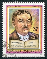 N°1966-1994-AUTRICHE-ECRIVAIN JOSEPH ROTH-7S