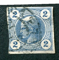 N°12-1899-AUTRICHE-2H-BLEU