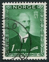 N°0285-1946-NORVEGE-HAAKON VII-1K-VERT