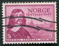 N°0293-1947-NORVEGE-VICE ROI HANNIBAL SCHESTED-5O