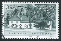 N°0991-1989-NORVEGE-MANOIR DE ROSENDAL-3K-VERT FONCE