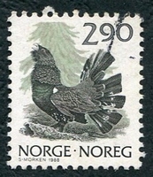 N°0942-1988-NORVEGE-OISEAU-TETRAS-2K90