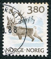 N°0943-1988-NORVEGE-FAUNE-RENNE-3K80