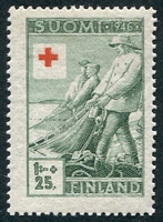 N°0305-1946-FINLANDE-INDUSTRIES-PECHE-1M+25P