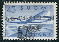 N°06-1958-FINLANDE-AVION CONVAIR METROPOLITAIN 440-45M