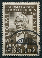 N°0159-1931-FINLANDE-ELIAS LONNROTH-1M-SEPIA