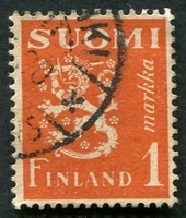 N°0148-1930-FINLANDE-1M-BRUN ORANGE