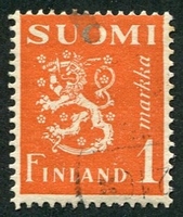 N°0148-1930-FINLANDE-1M-BRUN ORANGE