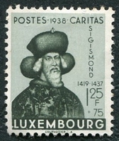 N°0310-1938-LUXEMBOURG-DUC SIGISMOND-1F25+75C