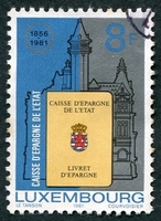 N°0985-1981-LUXEMBOURG-125 ANS CAISSE EPARGNE-8F