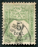 N°01-1907-LUXEMBOURG-5C-VERT ET NOIR