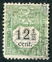 N°03-1907-LUXEMBOURG-12C1/2-VERT ET NOIR