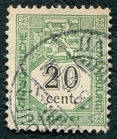 N°04-1907-LUXEMBOURG-20C-VERT ET NOIR