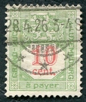 N°11-1922-LUXEMBOURG-10C-VERT ET ROUGE
