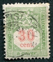 N°14-1922-LUXEMBOURG-30C-VERT ET ROUGE