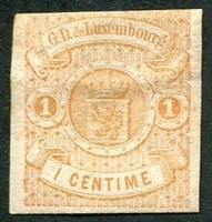 N°0003-1859-LUXEMBOURG-1C-BRUN CLAIR