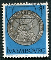 N°0977-1981-LUXEMBOURG-MONNAIES-12 SOLS EN ARGENT-8F