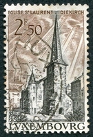 N°0611-1962-LUXEMBOURG-EGLISE ST LAURENT-DIEKIRCH-2F50