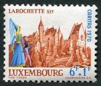 N°0768-1970-LUXEMBOURG-CHATEAU DE LAROCHETTE-6F+1F