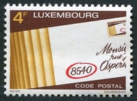 N°0966-1980-LUXEMBOURG-LE CODE POSTAL-4F