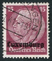 N°08-1940-LUXEMBOURG-HINDENBURG-15P-LILAS