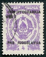 N°102-1945-YOUGOSLAVIE-4D-VIOLET