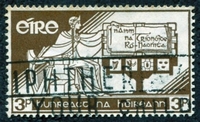 N°0140-1958-IRLANDE-NOUVELLE CONSTITUTION-3P-BRUN