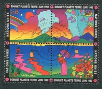 N°227/230-1992-NATIONS UNIES GE-SOMMET PLANETE TERRE 92-75C