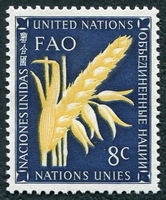 N°0024-1954-NATIONS UNIES NY-ALIMENTATION-EPI DE BLE-8C