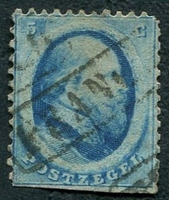 N°0004-1864-PAYS BAS-GUILLAUME 3-5C-BLEU