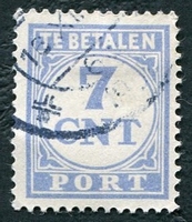 N°063-1921-PAYS BAS-7CNT-OUTREMER PALE