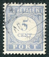 N°051-1912-PAYS BAS-5C-BLEU-GRIS