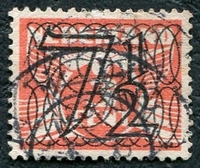 N°0349-1940-PAYS BAS-7C1/2  S 3C-ROUGE ORANGE