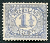 N°0067-1899-PAYS BAS-1C1/2-BLEU