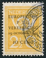 N°0392-1942-PAYS BAS-1ER CONGRES POSTAL A VIENNE-10C S 2C1/2