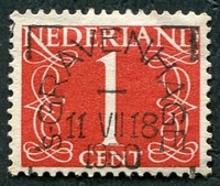 N°0457-1946-PAYS BAS-1C-ROUGE