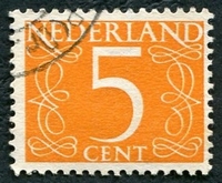N°0611-1953-PAYS BAS-5C-ORANGE