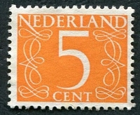 N°0611-1953-PAYS BAS-5C-ORANGE