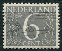 N°0611A-1953-PAYS BAS-6C-GRIS