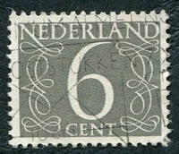 N°0611A-1953-PAYS BAS-6C-GRIS