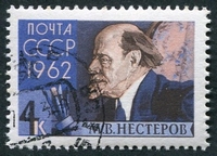 N°2553-1962-RUSSIE-CELEBRITES-NESTEROV-4K