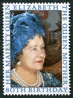 N°0950-1980-GB-80E ANNIV DE LA REINE MERE ELIZABETH-12P